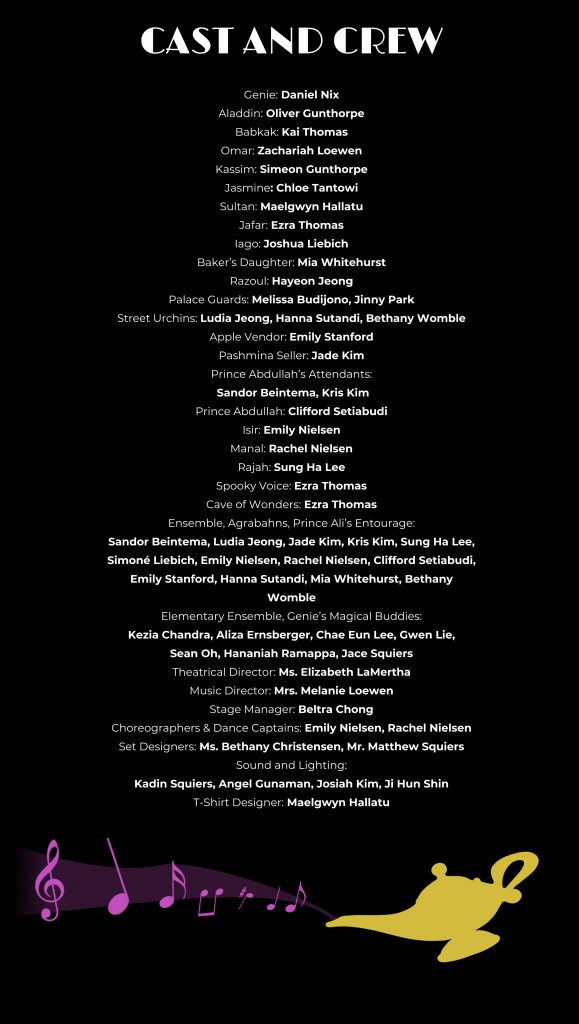 Aladdin Jr T-Shirt Back Graphics